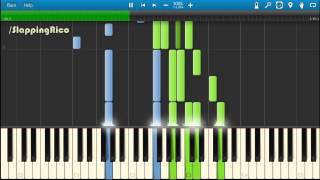 Mark Hayes Go Tell It On The Mountain Rock  Piano  Synthesia [upl. by Viking]