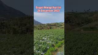 Merapi erupsi hari ini 26 desember 2023 [upl. by Ahtela]