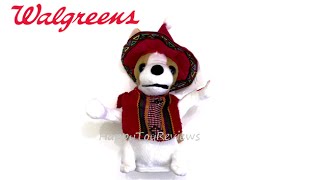 WALGREENS CHRISTMAS CHIHUAHUA SINGING DANCING TALKING PLUSH TOY REVIEW [upl. by Pilif91]