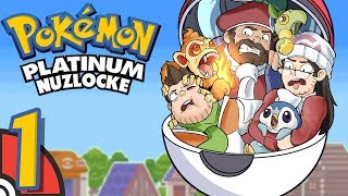 Pokemon Platinum NUZLOCKE Part 1  TFS Plays [upl. by Helsell]