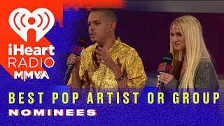 Ashlee Simpson amp Evan Ross Introduce the Best Pop Artist or Group Nominees  2018 iHeartRadio MMVA [upl. by Capriola]