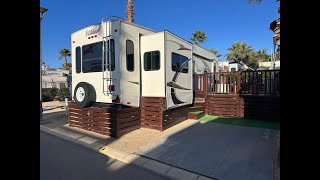 Forest River Wildcat Fifth Wheel For Sale On Camping Almafra Campsite In Benidorm £39995 [upl. by Anastatius]