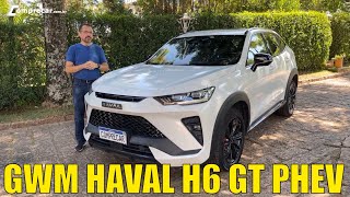 Avaliação GWM Haval H6 GT PHEV  Híbrido plugin com muita autonomia [upl. by Pisano172]