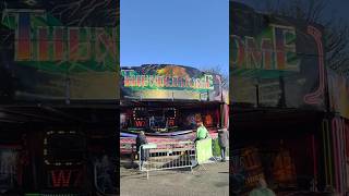 Thunderdome Waltzers Flambards New Ride 2024 thunderdome Flambards themepark Cornwall waltzer [upl. by Votaw]