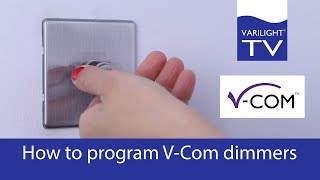 How to program Varilight VCom dimmers [upl. by Bortman]