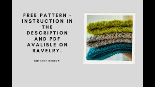 Free pattern  EZY Dishcloth [upl. by Sinnal]