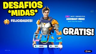 GUÍA COMPLETA Como CONSEGUIR TODAS las RECOMPENSAS de MIDAS en FORTNITE 🎁 MISIONES de MIDAS 🔥 [upl. by Yaresed]