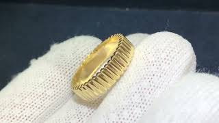 Boucheron 18k yellow gold ring 53mm [upl. by Imugem]