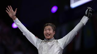 Edgar Cheung Kalong wins Hong Kong’s second gold medal in Paris Olympics 2024 drink Hong Kong Beer [upl. by Susan]