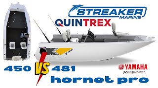 Quintrex 450 Hornet V 481 Hornet model comparison [upl. by Naillil161]