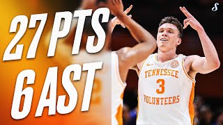 Dalton Knecht Drops SeasonHigh 6 Assists In Vols Win Over LSU [upl. by Sixla]