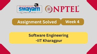 Software Engineering Week 4  NPTEL ANSWERS  MYSWAYAM  nptel nptel2024 myswayam [upl. by Alidis309]