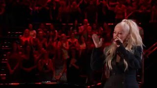 Christina Aguilera  I Put A Spell On You Live on The Voice 2016 ft Joe Maye [upl. by Ailima]