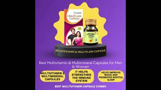 Becadexamin multivitamin capsules amp Health aim capsule  Multivitamin  Multimineral [upl. by Aniras]