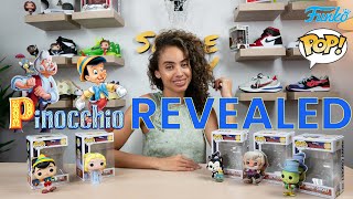 DISNEY PINOCCHIO FUNKO POP COLLECTION EARLY LOOK and FUNKO FAIR MYSTERY POP REVEALS [upl. by Quince]