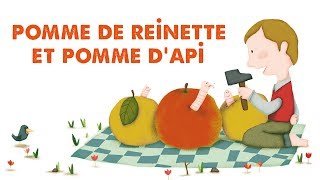 Jacques Haurogné  Pomme de reinette et pomme dapi  comptine pour enfants [upl. by Wsan]