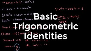 Basic Trigonometric Identities  O Level Additional Mathematics [upl. by Agneta]