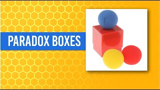 Paradox Boxes Magic Trick Gozinta Sponge Ball [upl. by Ahseiym237]