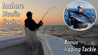 NJ Inshore Bluefin Tuna Jigging  Tackle Tips amp Tricks [upl. by Anasiul]