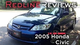 2005 Honda Civic Review Walkaround Exhaust amp Test Drive [upl. by Aicatsan148]