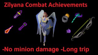 Combat Achievements All Commander Zilyana Grandmaster Tasks [upl. by Lemrac641]