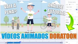 DORATOON  Análise e Tutorial do Programa para Criação de Vídeos Animados Online [upl. by Solhcin703]