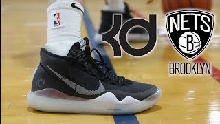 Nike KD 12 Performance ReviewTest  Kevin Durants NEW Brooklyn Nets Shoe [upl. by Burgener]