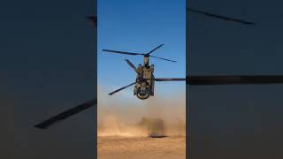 Amazing CH47 Chinook Helicopter Takeoff😎😎😎 shorts military ch47 [upl. by Arem]