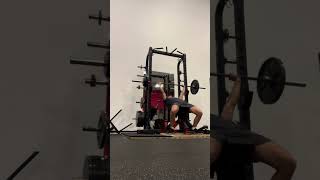 Incline bench 215x5 at 145lbs bodyweight [upl. by Brufsky483]