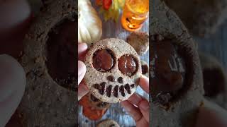 Biscotti mandorle e castagne ricettefacili halloween veganrecipes senzaglutine biscotti vegan [upl. by Dominic]