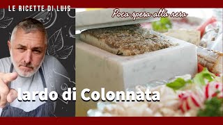 Lardo di colonnata fatto da un norcino ricetta originale [upl. by Lela]