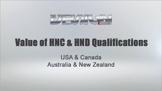 Value of HNC amp HND Qualifications in USA amp Canada Australia amp New Zealand [upl. by Maise]