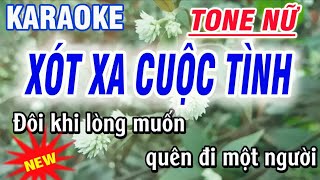 karaoke Xót Xa Cuộc Tình  tone Nữ  Xót Xa 2 karaoke Thanh Trà [upl. by Marilyn]