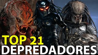 ▶ TOP 21 DEPREDADORES YAUTJAS Que se han visto en las PELÍCULAS  Y su HISTORIA conocida [upl. by Anasus899]