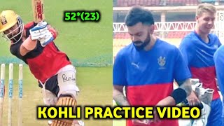 IPL 2024  Virat Kohli practice video  RCB Practical video  Chinnaswamy stadium [upl. by Otrebcire151]