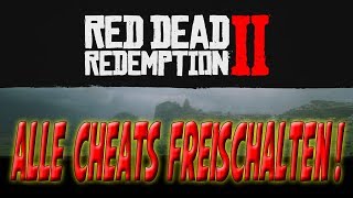 RED DEAD REDEMPTION 2  ALLE CHEATS FREISCHALTEN IN DER STORY [upl. by Gayner]