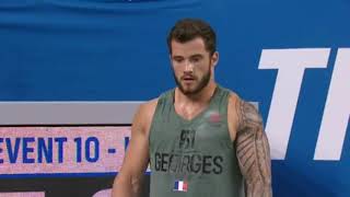 Crossfit Games 2018 Mens event 10 amp 11 Heat 44  Fraser Vellner Georges Högberg Fikowski [upl. by Sarson671]