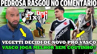 PEDROSA RASGOU O VERBO AO VIVO DECISÃO FICA PRA SÃO JANUARIO NOTICIAS DO VASCO HOJE [upl. by Vinny]