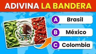 Adivina las BANDERAS hechas con Alimentos 🚩🌎  ¿Cuántas Banderas Reconoces 🤓 [upl. by Nagar]