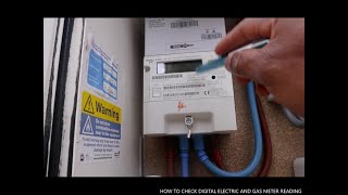 HOW TO CHECK DIGITAL ELECTRIC AND GAS METER READING [upl. by Yaras]