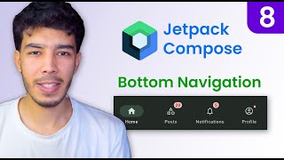 Bottom Navigation in Jetpack Compose  8 [upl. by Remoh769]