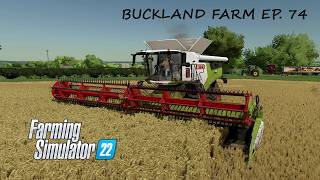 Barley Harvesting Contracts  Buckland Farm Ep 74  FarmingSimulator22 [upl. by Ecilayram]