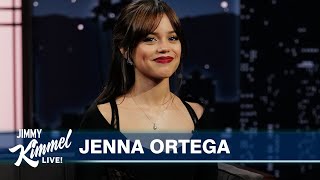 Jenna Ortega on Playing Wednesday Addams Going to Disney Prom amp Being Against All Dipping Sauces [upl. by Bracci]