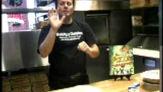 Tossing pizza dough  instructions by Tony Gemignani [upl. by Reichert]