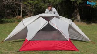 How to pitch MSR Elixir 2 amp 3 Tents  Backpacking shelters [upl. by Relyat]