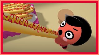 PUCCA  The suspicious games  IN ENGLISH  03x66 [upl. by Arrim]