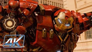 Hulkbuster vs Hulk  Vengadores La Era De Ultron  Español Latino4KHD [upl. by Misa715]