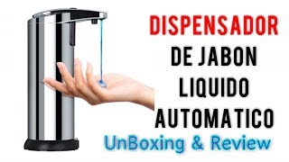 Tsumbay Dispensador de Jabón Automatico en Acero Inoxidable  UnBoxingReview Español [upl. by Trilbi]