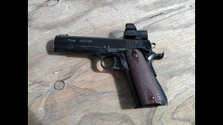 Sig 1911 22lr with Burris FastFire 4 Red Dot [upl. by Frager854]