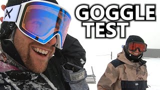 Oakley VS Anon Goggle Test in Low Light [upl. by Pederson]